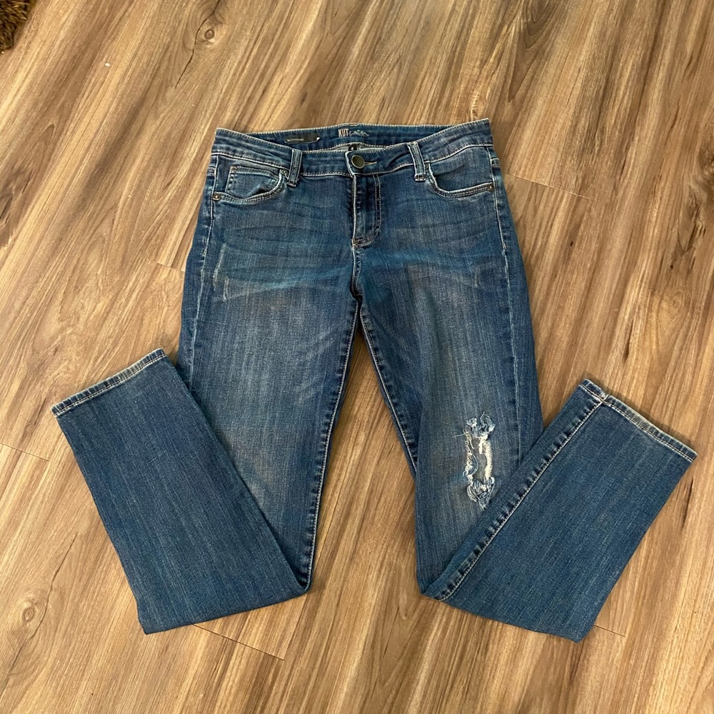 Kut from the Kloth Lightly Ripped Boyfriend Jeans